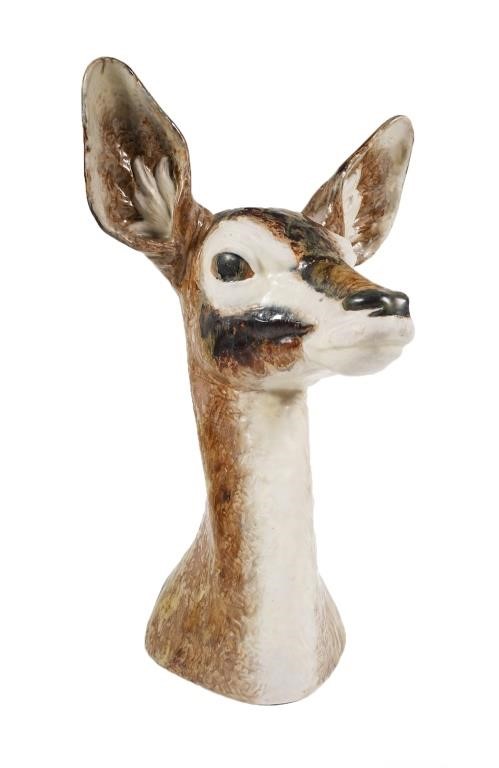 Appraisal: Retired Lladro porcelain deer fawn doe head Lladro catalog GAZELLE