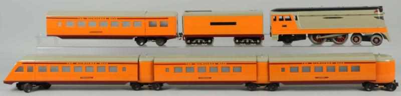 Appraisal: McCoy Hiawatha Milwaukee Road Passenger Train Set Contemporary Includes Hiawatha