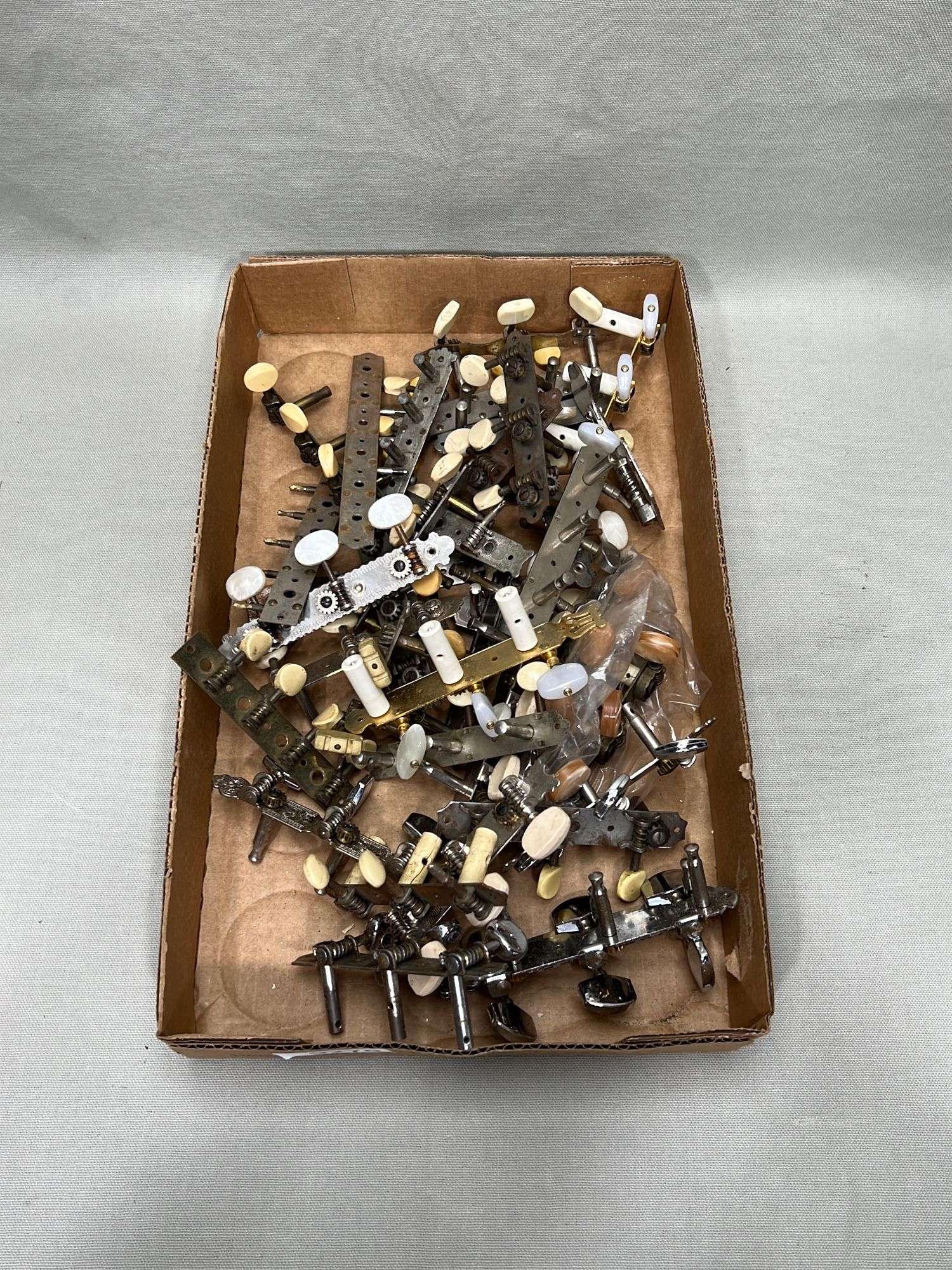 Appraisal: Lot of inline guitar tunersLot of inline guitar tuners All