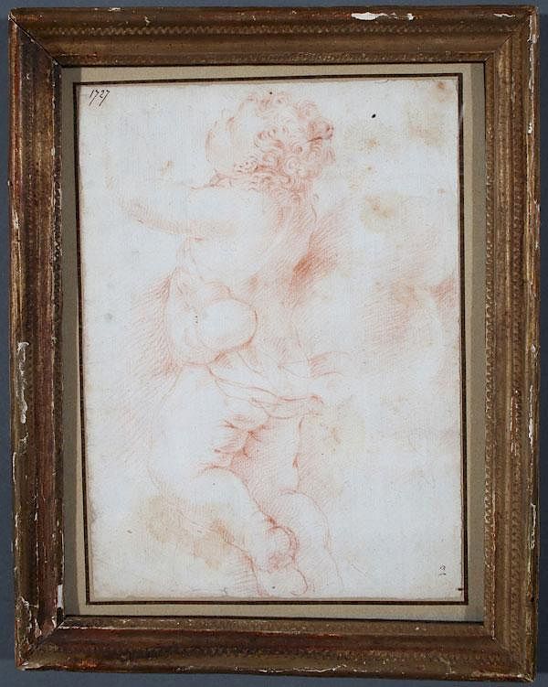 Appraisal: ITALIAN SCHOOL RELIGIOUS ARTWORK ITALIAN SCHOOL th Century Study of