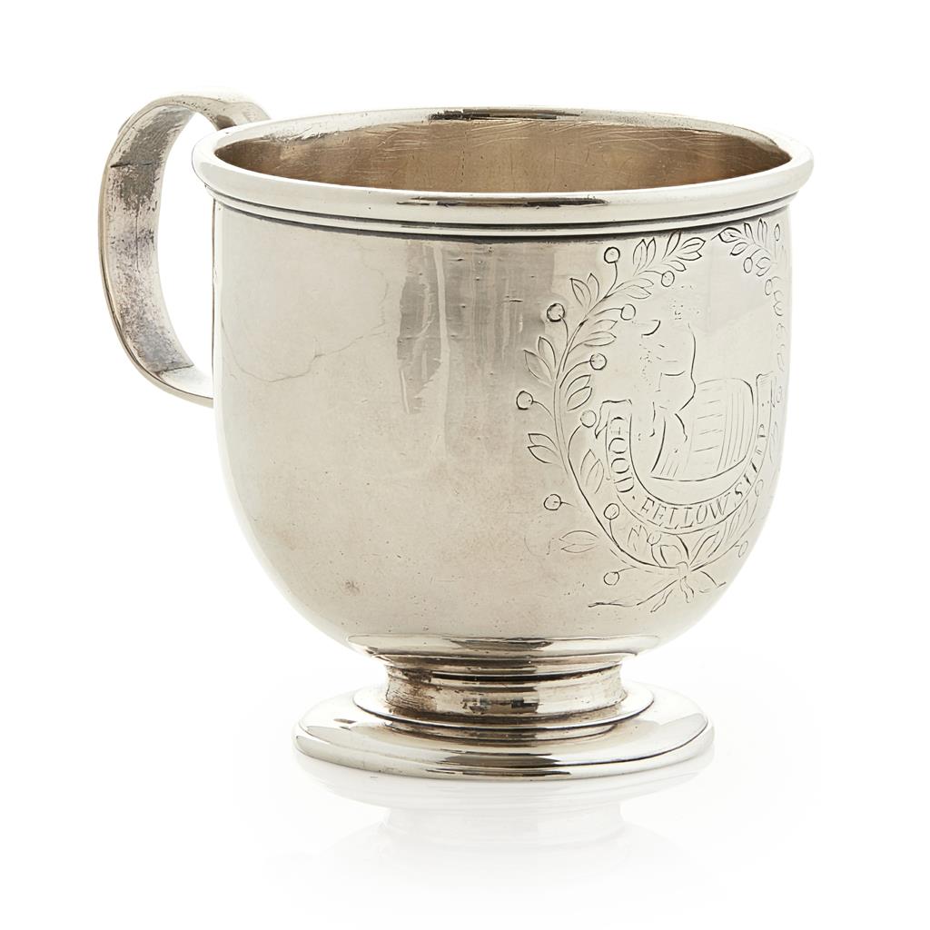 Appraisal: An early th century toddy cup John Chartier London circa