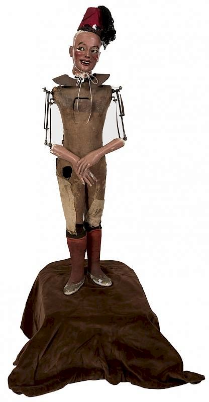 Appraisal: Antique Boy Magician Automaton Antique Boy Magician Automaton French late