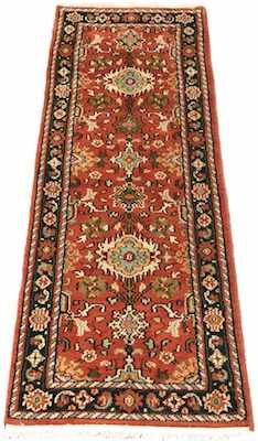 Appraisal: A Persian Mahal Runner Apprx '- x '- Medium low