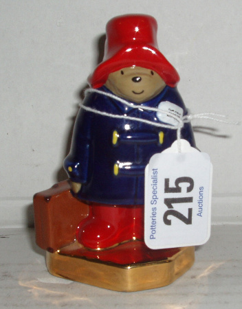 Appraisal: Paddington Bear Gold Base with Certificate