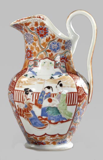 Appraisal: Unusual Japanese Meiji Arita Export Porcelain Ewer third quarter th