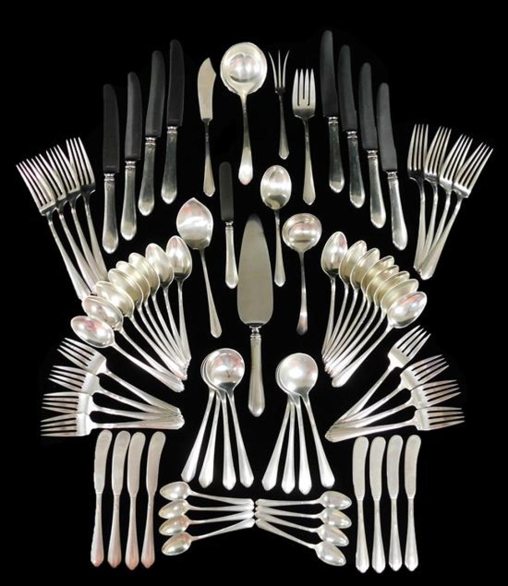 Appraisal: SILVER Lady Diana Towle sterling flatware seventy-eight pieces including eight