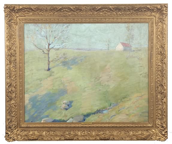 Appraisal: Little Wills Hollow oil on canvs x signed verso Estate