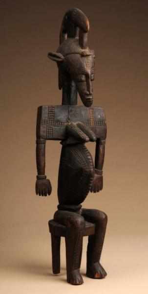 Appraisal: West African Senufo Figure Description From Ivory Coast Made of