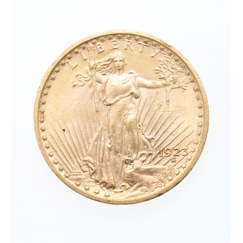 Appraisal: USA - A liberty gold coin VF EF Estimate -