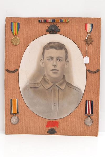 Appraisal: WW GROUP OF THREE AWARDED TO PTE ROBERT LESLIE EAMES