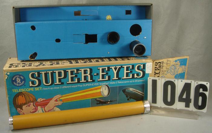 Appraisal: Mattel Super-Eyes telescope mint in original box very good condition