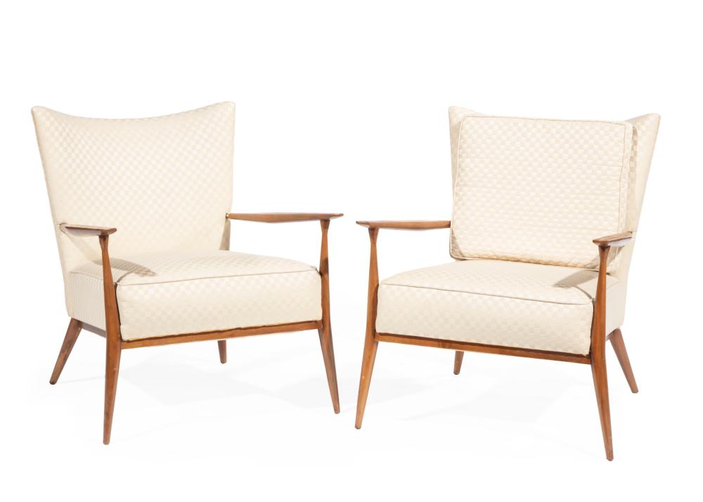 Appraisal: Pair of Paul McCobb for Directional Lounge Chairs s molded