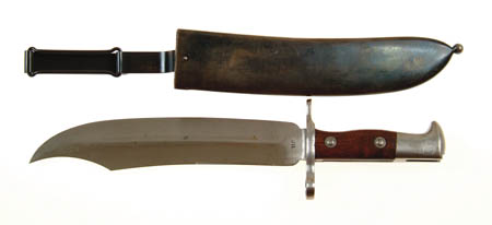 Appraisal: RARE KRAG BOWIE BAYONET Very rare bayonet made for use