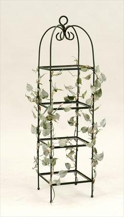 Appraisal: Green-Painted Metal Garden Trellis x x in