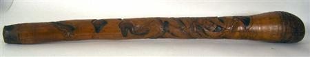 Appraisal: A late th century Japanese bamboo war club of tapering