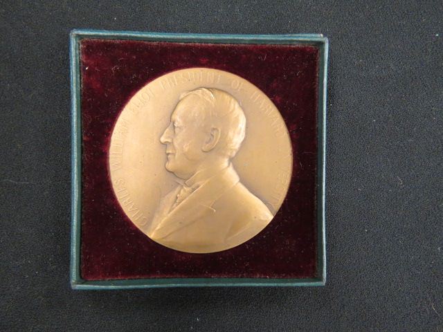 Appraisal: Bronze Medal of Charles William Eliot by French Mint President