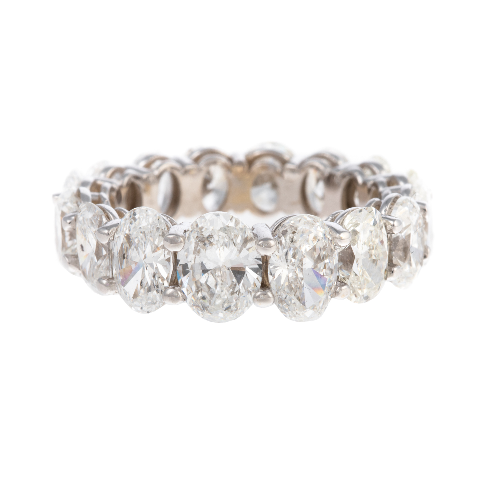 Appraisal: A GIA CTW OVAL DIAMOND ETERNITY BAND IN K K