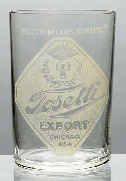 Appraisal: Tosetti Export Acid-Etched Beer Glass Nice clean example with minor