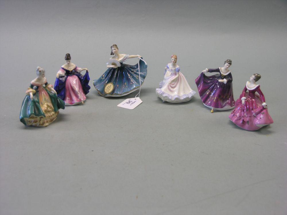 Appraisal: A group of six small Royal Doulton figures designed by