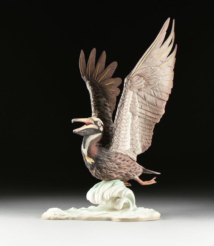 Appraisal: A BOEHM SCULPTURE Brown Pelican UNITED STATES A BOEHM SCULPTURE