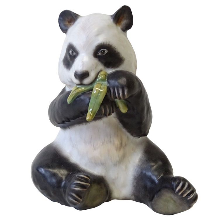 Appraisal: Herend Porcelain Panda Bear Figurine Herend Porcelain Panda Bear Figurine