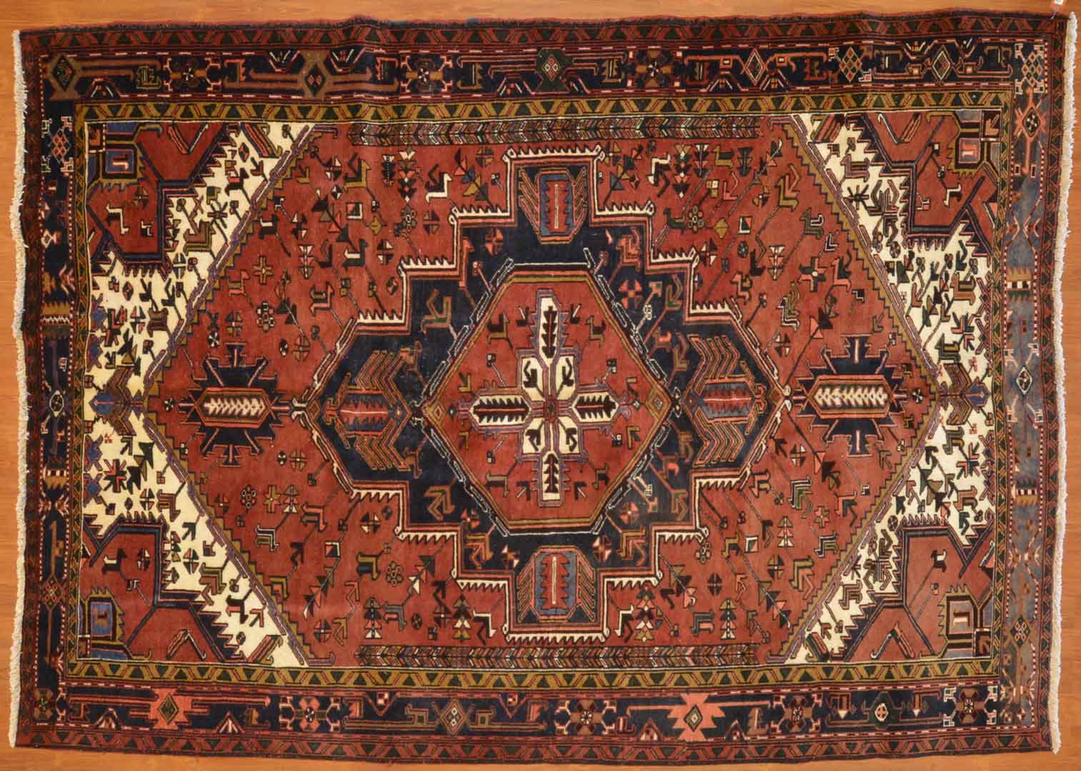 Appraisal: Persian Herez carpet approx x Iran modern Condition Has some