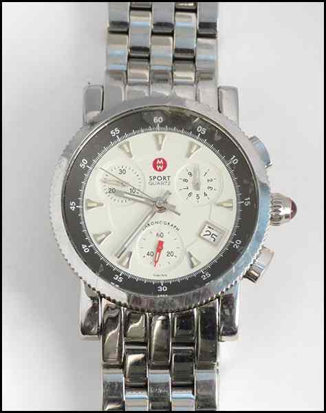 Appraisal: MICHELE SPORT QUARTZ CHRONOGRAPH Reverse is stamped - Condition No