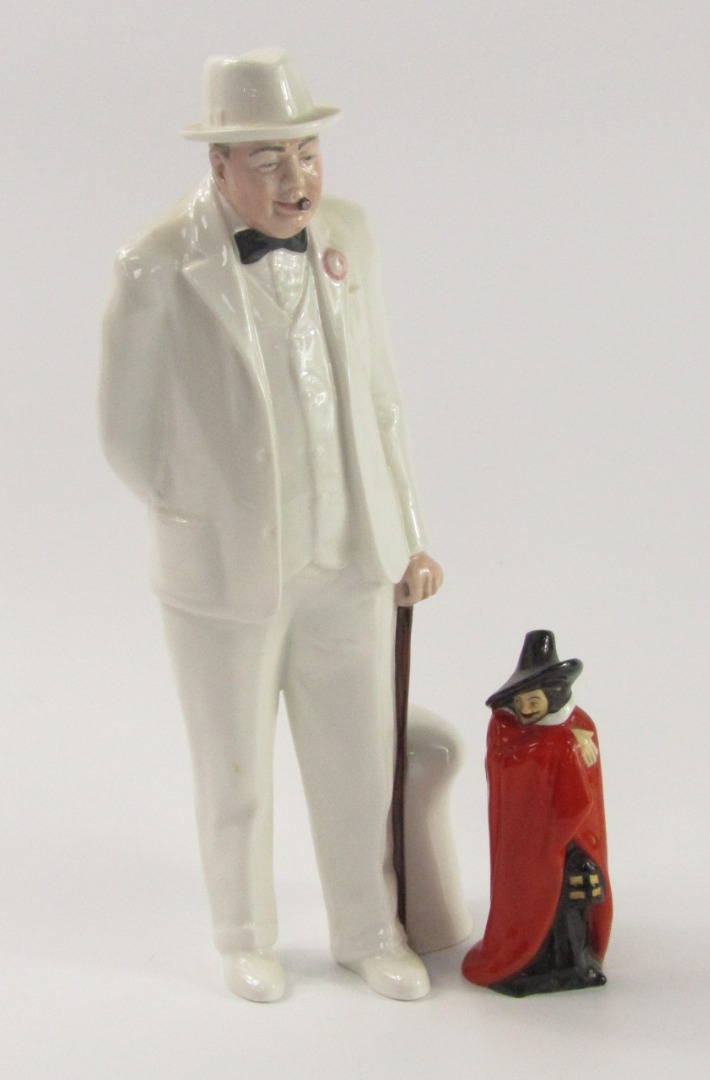 Appraisal: A Royal Doulton figure modelled as Sir Winston Churchill HN