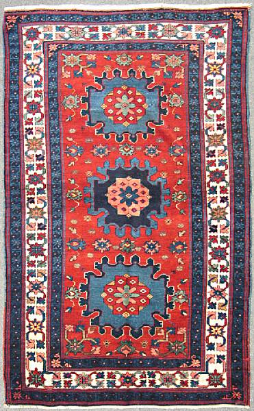 Appraisal: A Kazak rug size approximately ft in x ft in