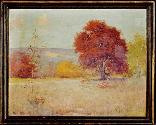 Appraisal: Bruce Crane Connecticut New York - SUBLIME AUTUMN LANDSCAPE oil