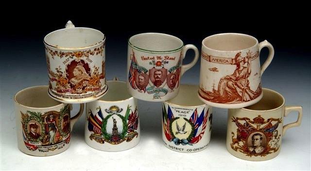 Appraisal: A COLLECTION OF CORONATION AND COMMEMORATION MUGS - Victorian First