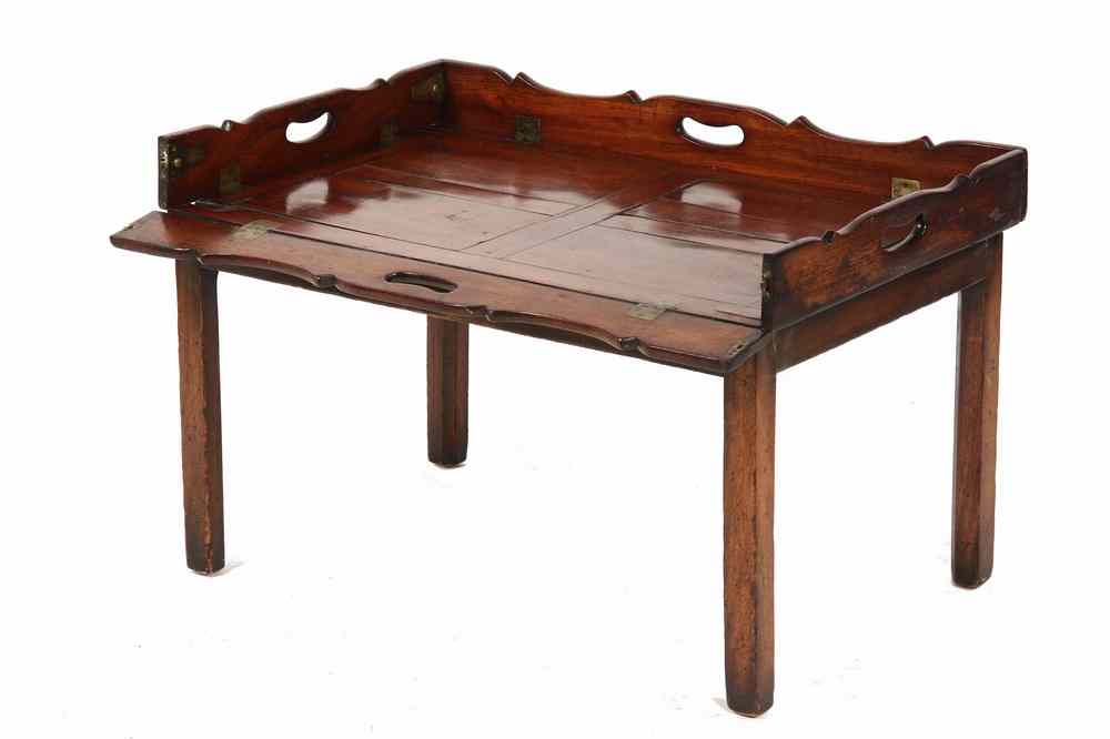 Appraisal: BUTLER'S STAND - Chippendale Period Butler's Stand in mahogany with