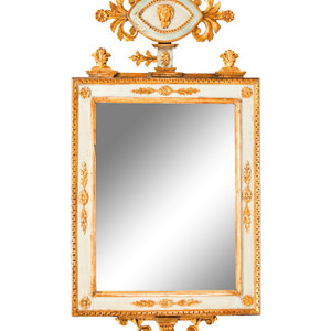 Appraisal: An Ornate Gilt Wood Mirror x inches