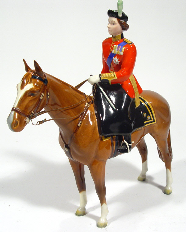 Appraisal: Beswick horse and rider - ' HM Queen Elizabeth II