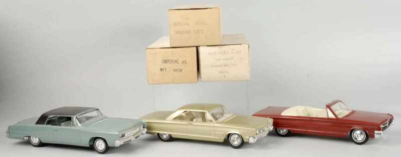 Appraisal: Lot of Promotional Chrysler Imperial Car Toys Description Circa s