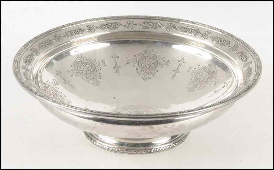 Appraisal: TOWLE STERLING SILVER PEDESTAL BOWL IN THE LOUIS XIV PATTERN