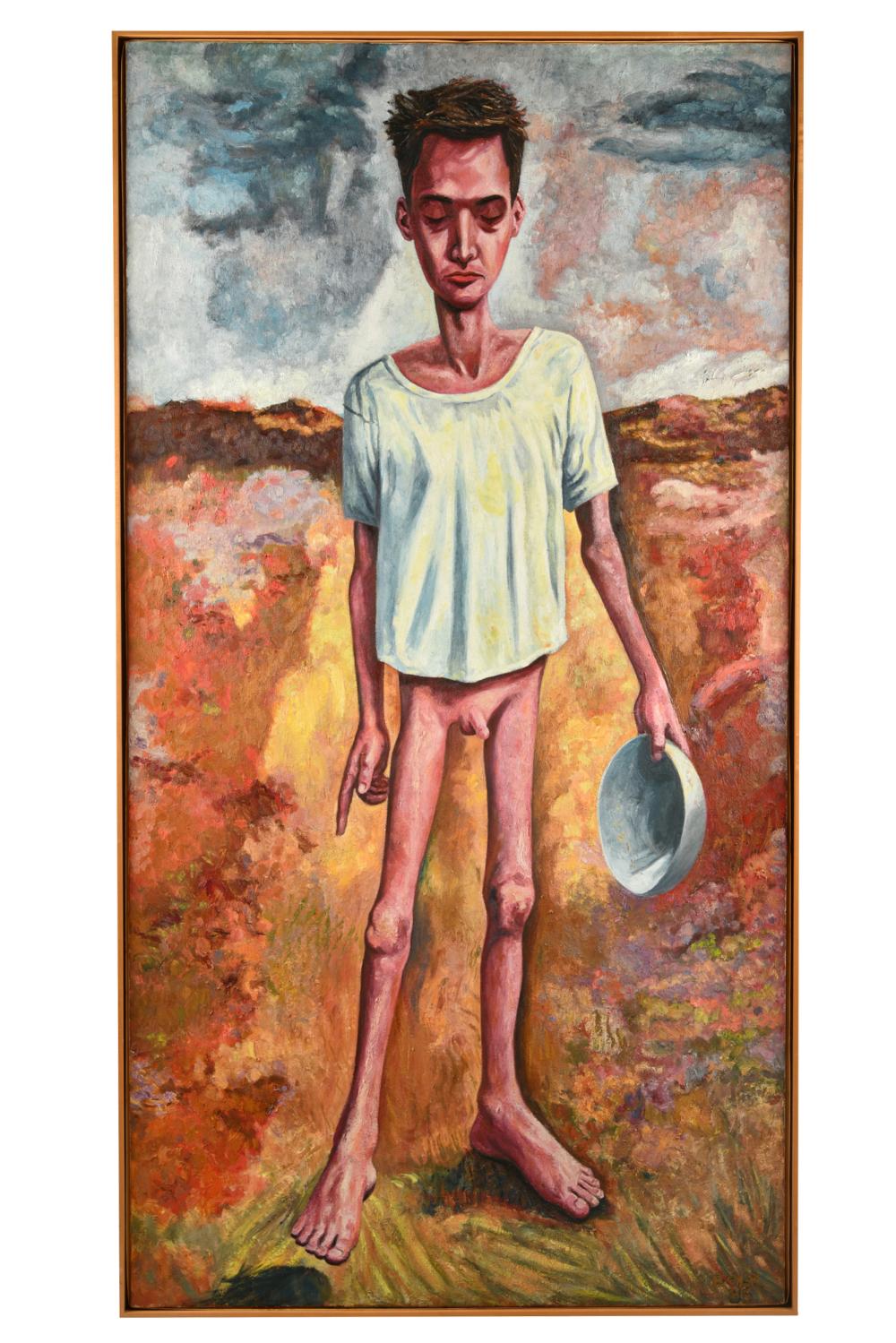 Appraisal: JAMES BOYER TH CENTURY SELF PORTRAIT AS A STARVING CHILD