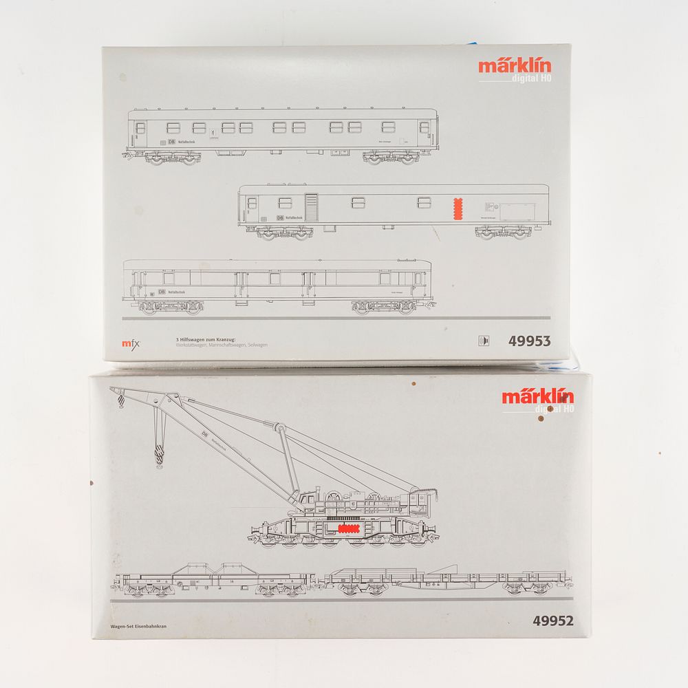 Appraisal: Grp Marklin HO Scale Trains - Marklin Germany Group of