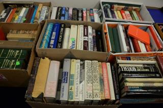 Appraisal: Twenty boxes of books and novels Twenty boxes of books