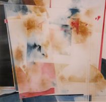 Appraisal: Marilyn Hughey Phillis American b th Century Abstract watercolor on