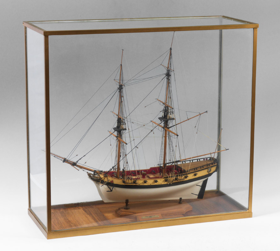 Appraisal: HAND CRAFTED MODEL OF TALL SHIP FAIR AMERICAN th century