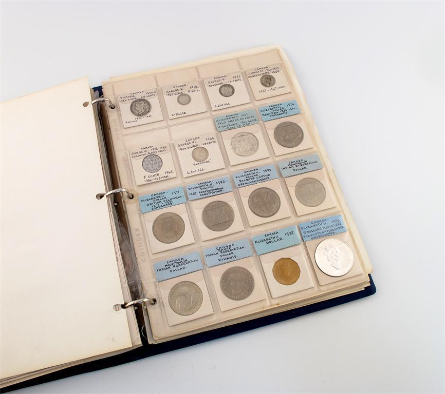 Appraisal: A collector s coin album with