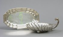 Appraisal: Pair of International Sterling Silver Serving Items Lot includes a