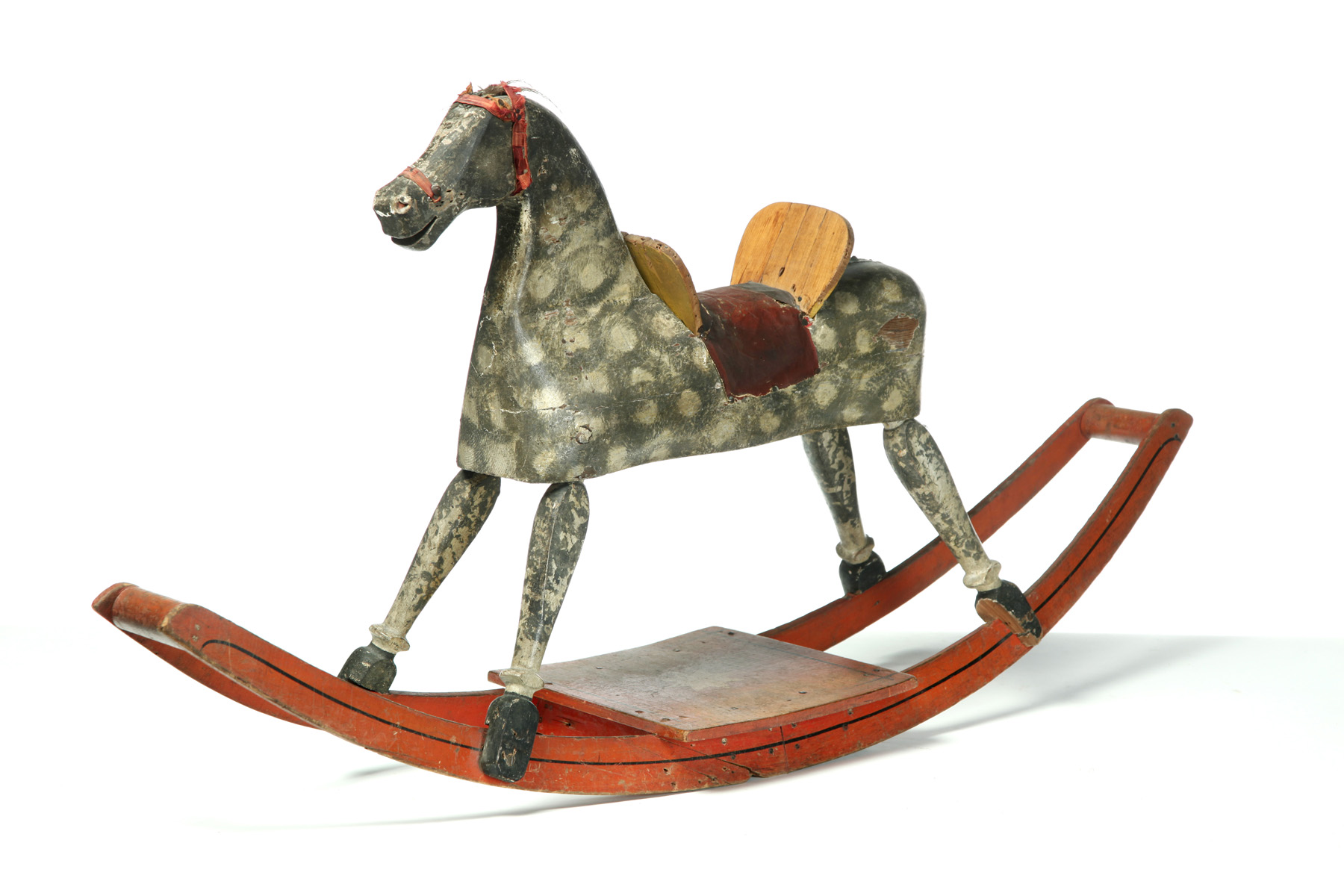 Appraisal: ROCKING HORSE Probably American late th -early th century Primitive