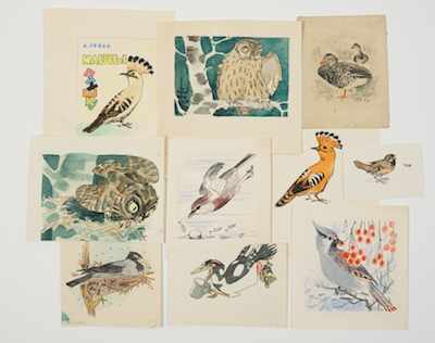 Appraisal: Valentin Tikhonovich Soviet Belarusian - Lot consisting of Our Birds