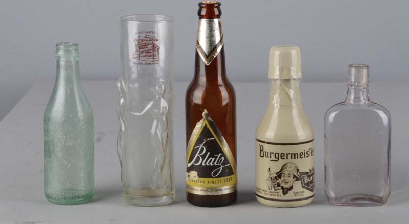 Appraisal: Lot of Various Bottles and Cups for Drinks Including -