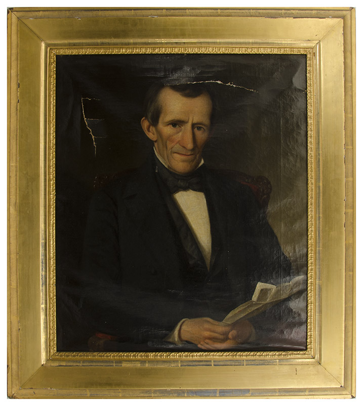 Appraisal: FRANCIS JOHN F American - Portrait of a Gentleman Oil