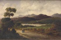 Appraisal: Charles Robert Leslie English - Scottish River Landscape Oil on