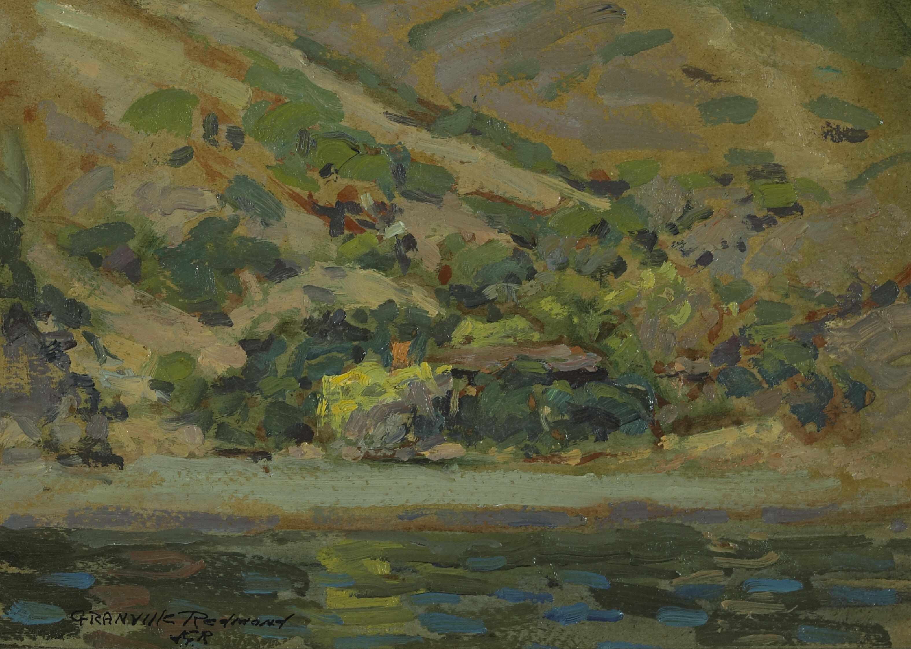 Appraisal: Granville Redmond American - Thought to be Tamales Bay signed