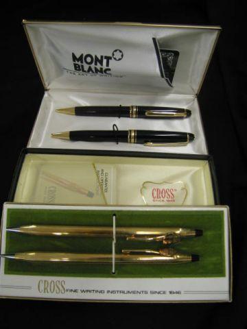 Appraisal: Mont Blanc Cross Pen Pencil Sets